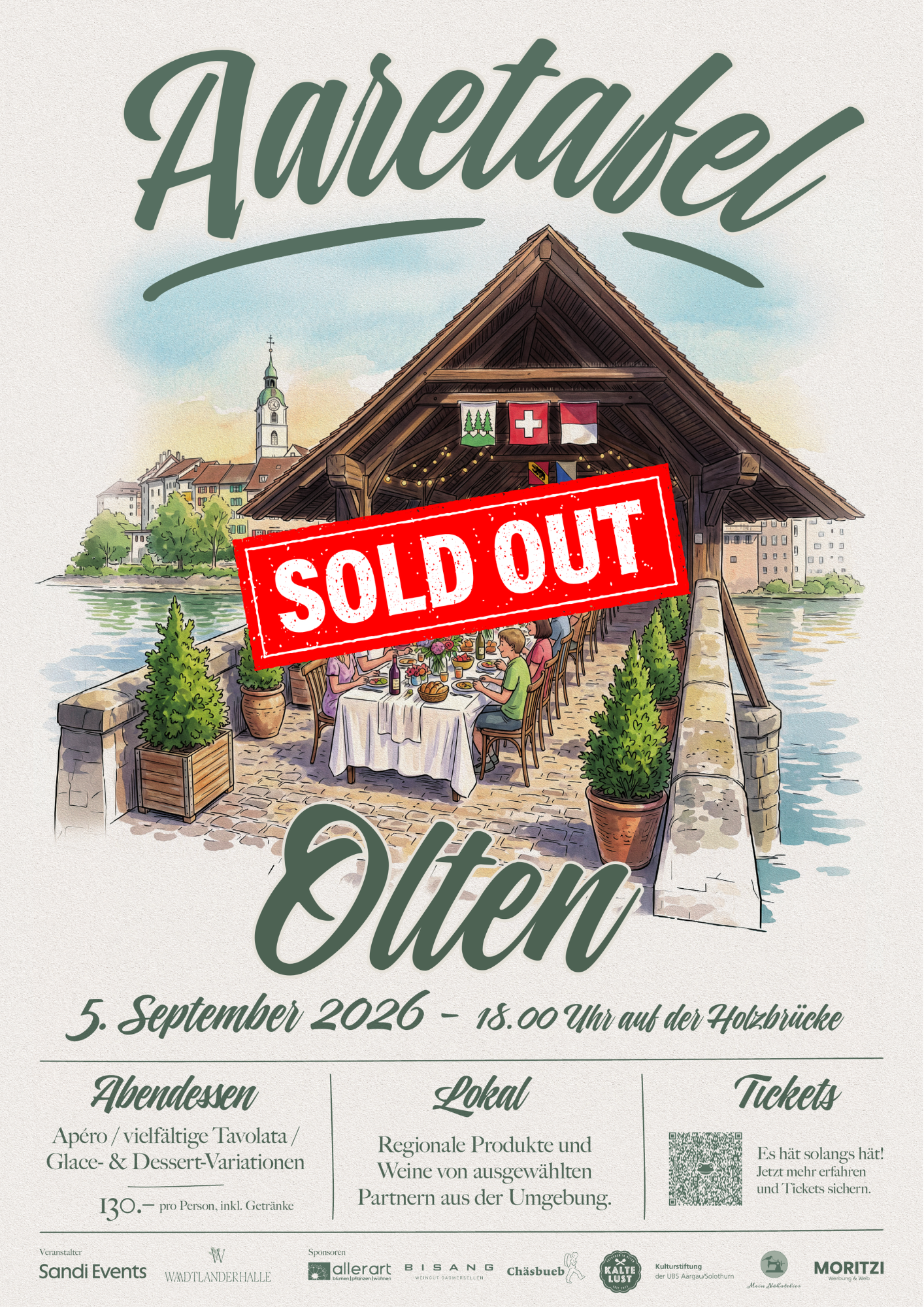 Aaretafel soldout