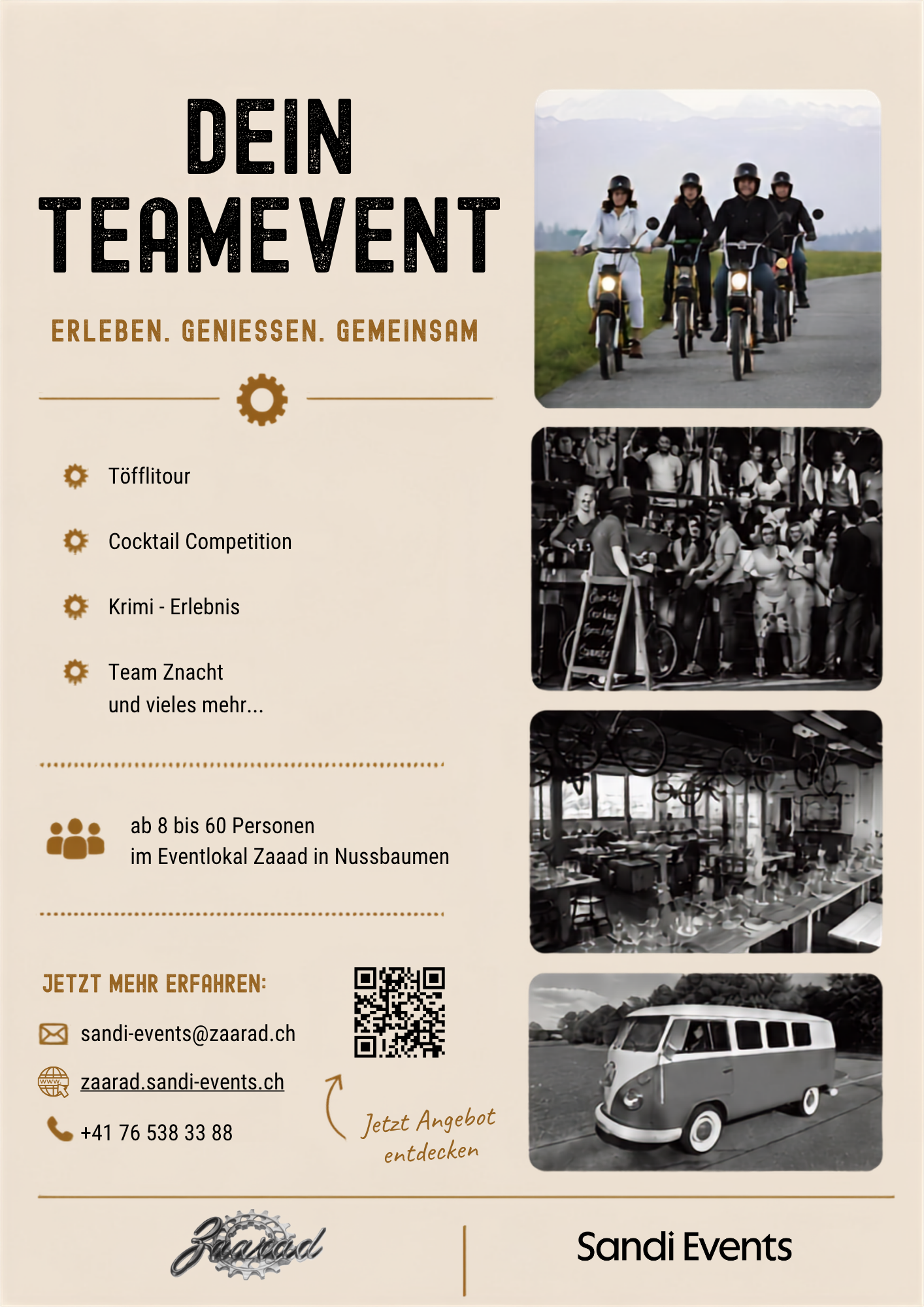 Flyer Zaarad Sandi Events